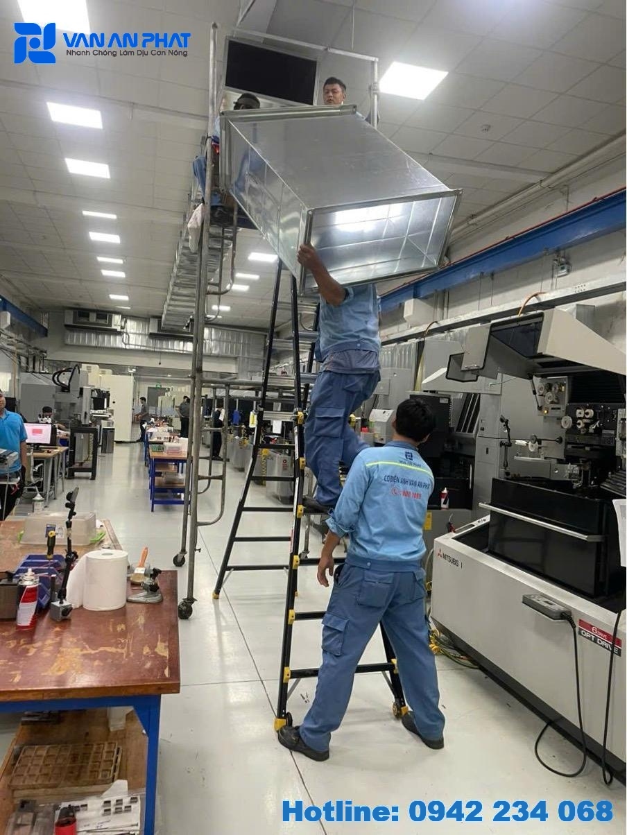 Thi công máy lạnh nhà xưởng – Giải pháp làm mát hiệu quả