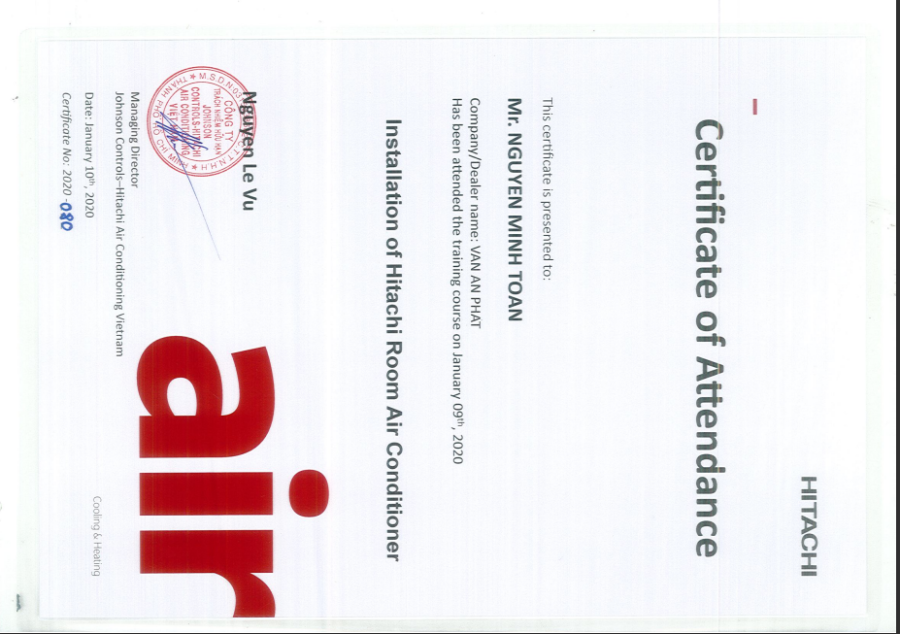 Nguyen Minh Toan Hitachi